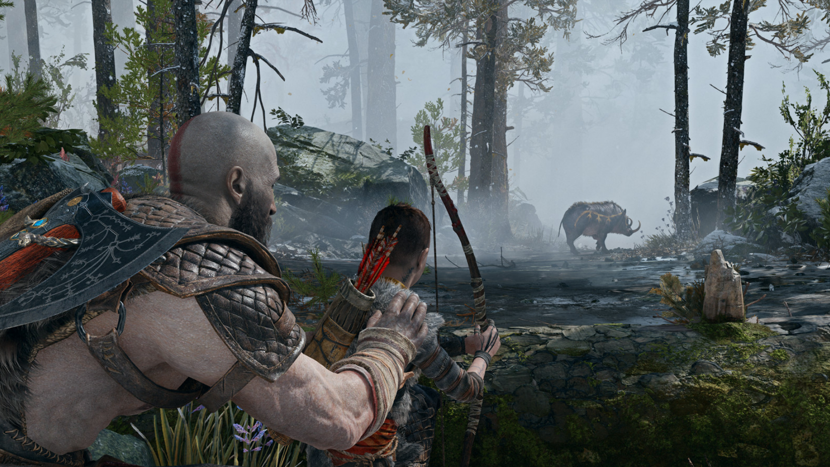 God of War 2018 Kratos Atreus