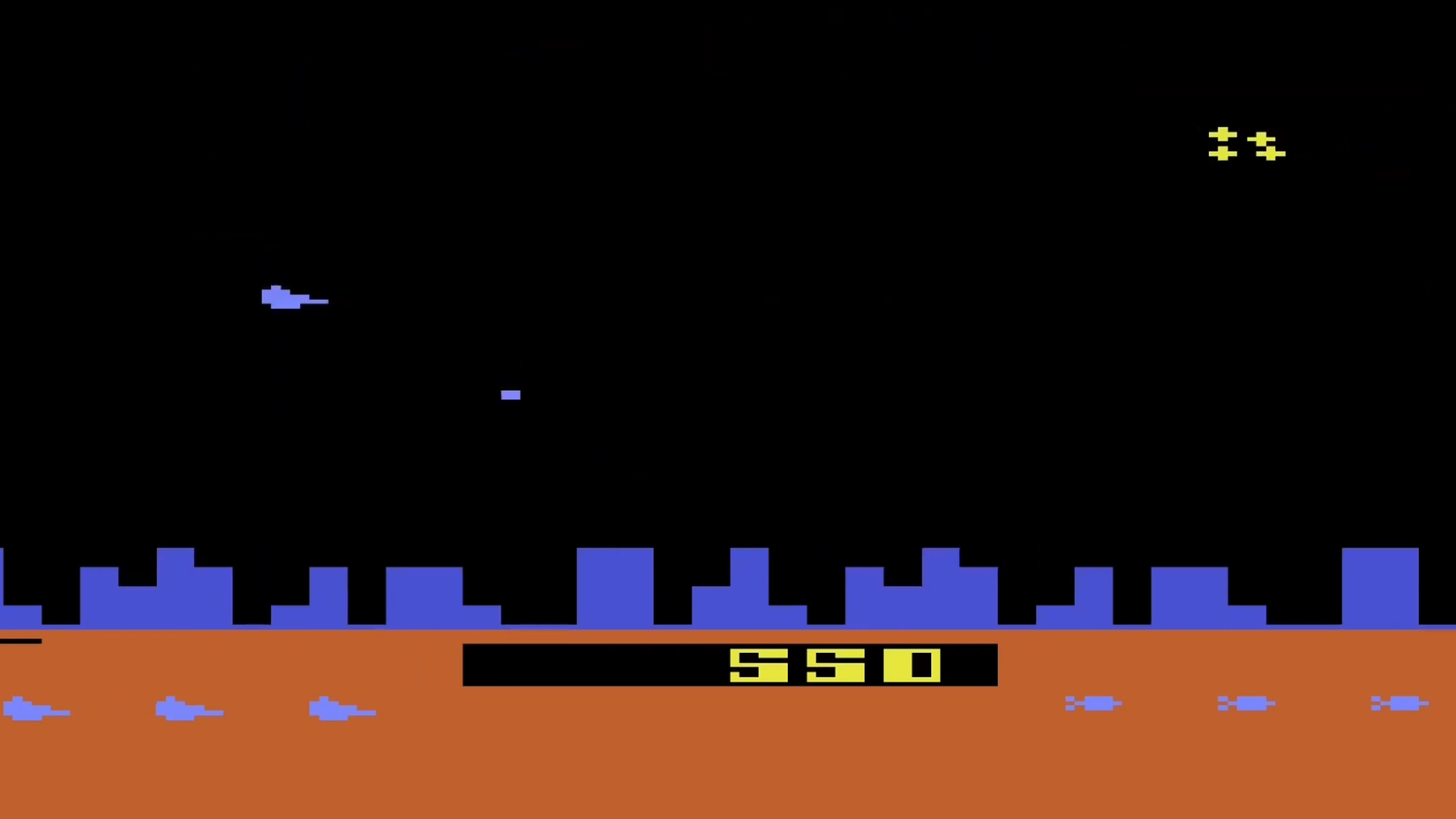 Defender 2600 gameplay