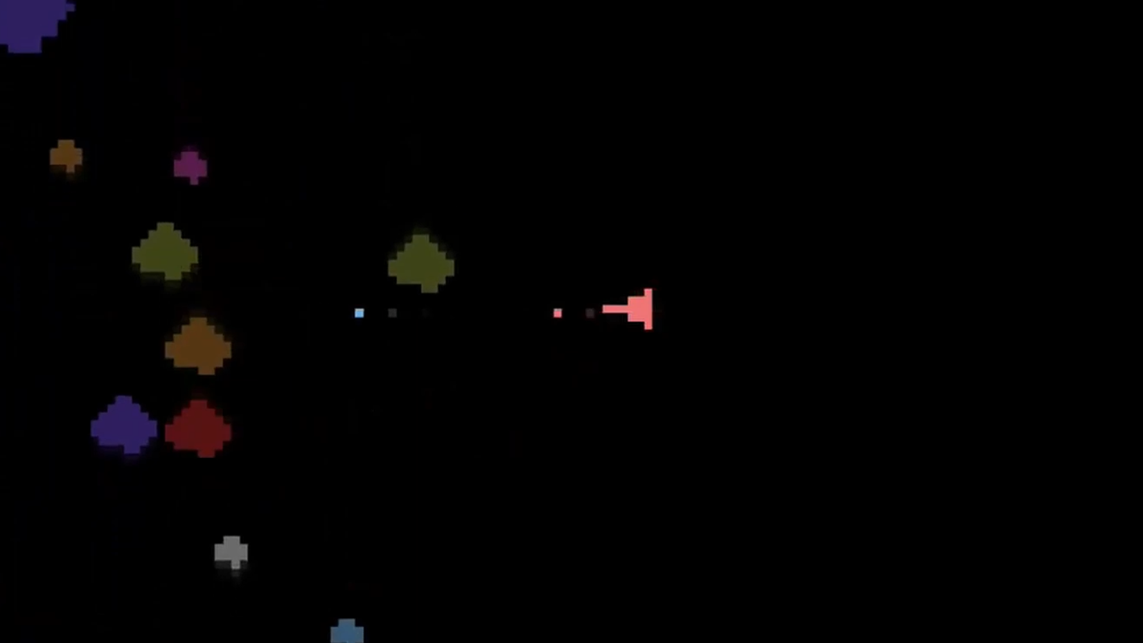 Asteroids 2600 gameplay