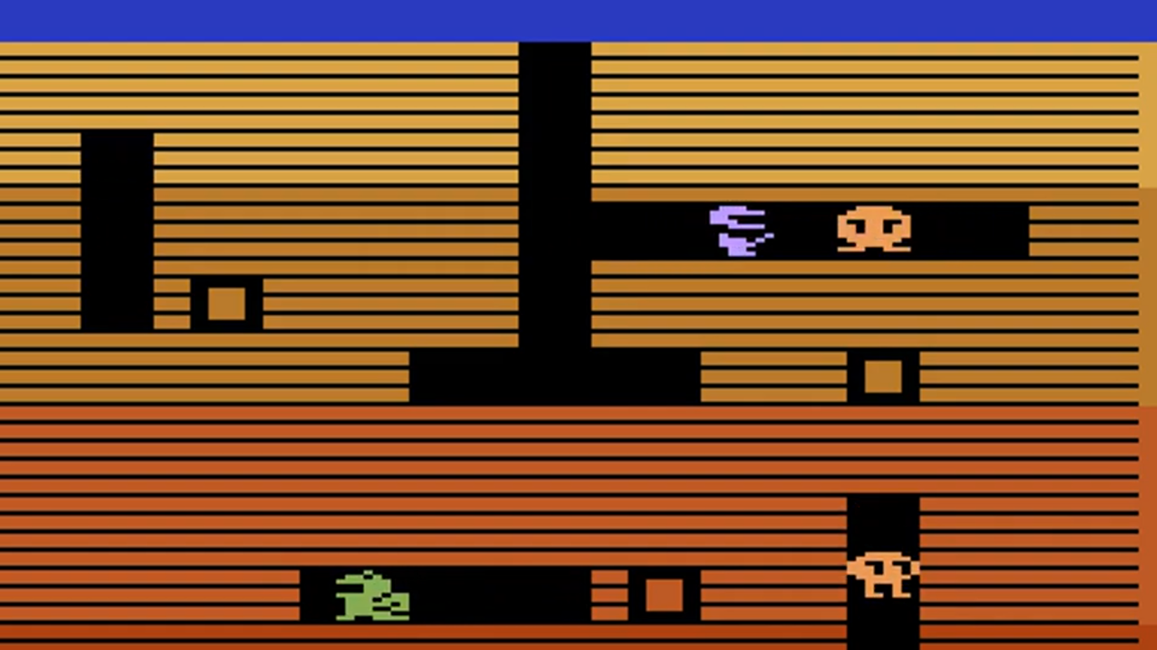 Dig Dug 2600 gameplay