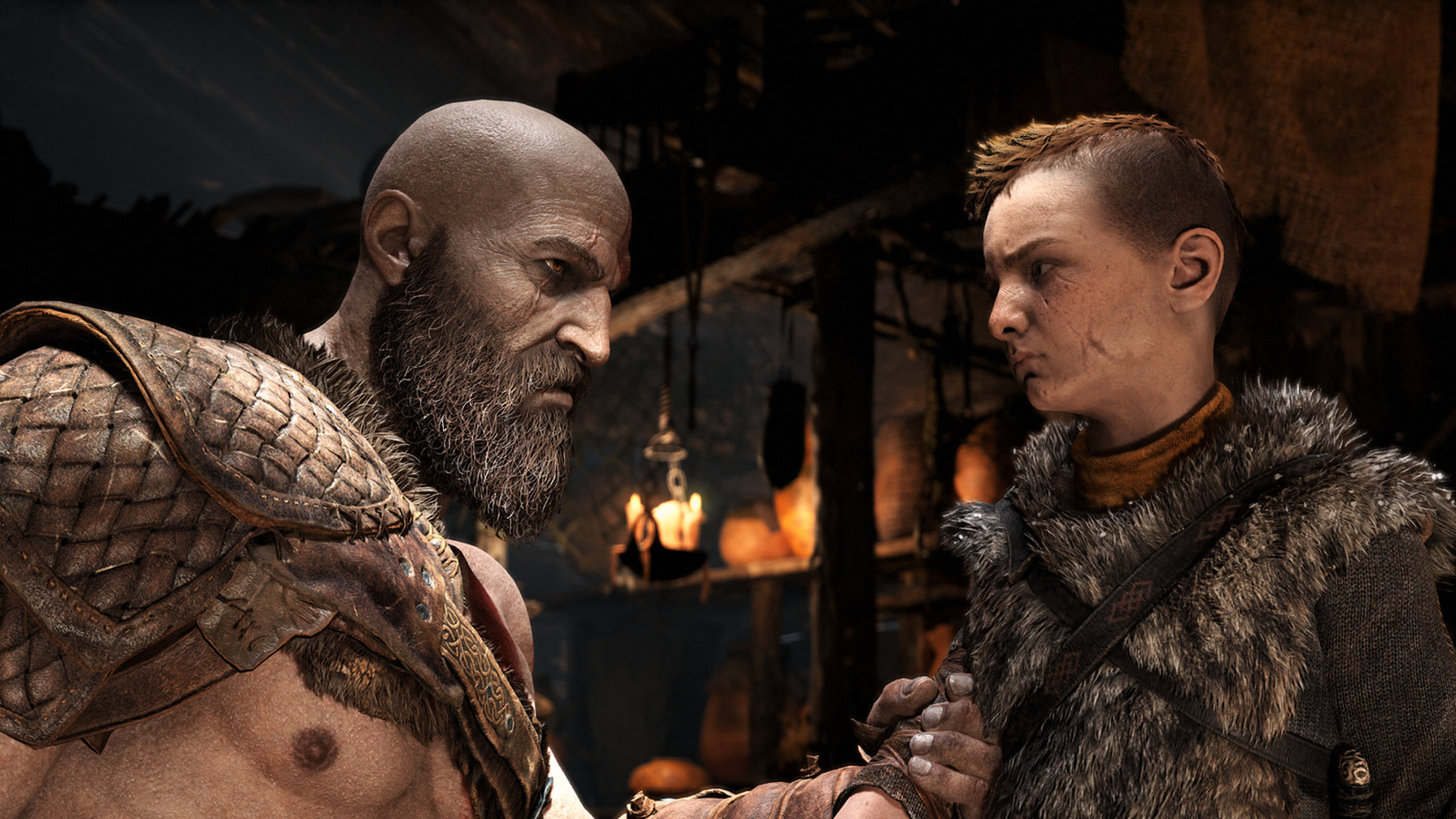 God of War Kratos Atreus