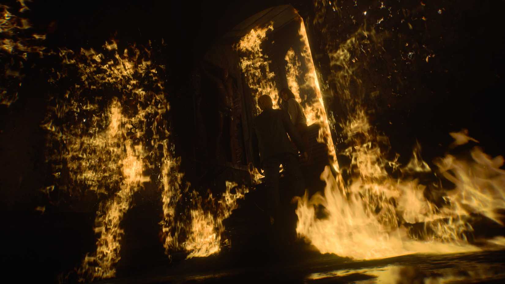 Silent Hill 2 Remake James Angela Fire