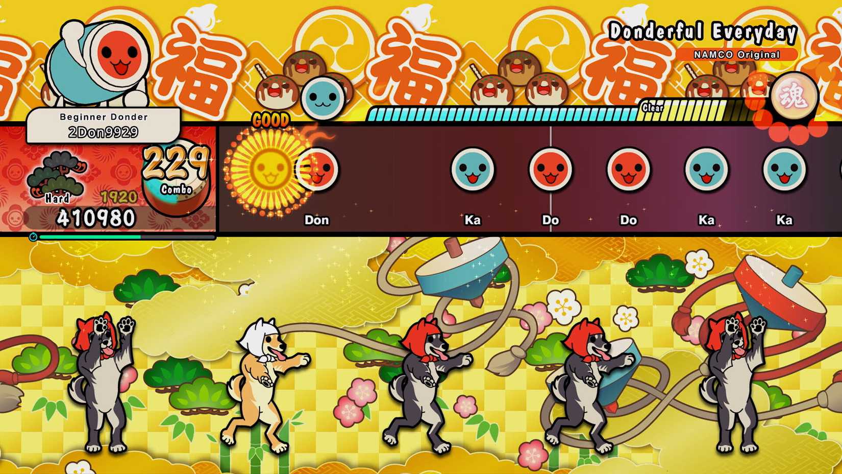 Taiko no Tatsujin Rhythm Festival gameplay