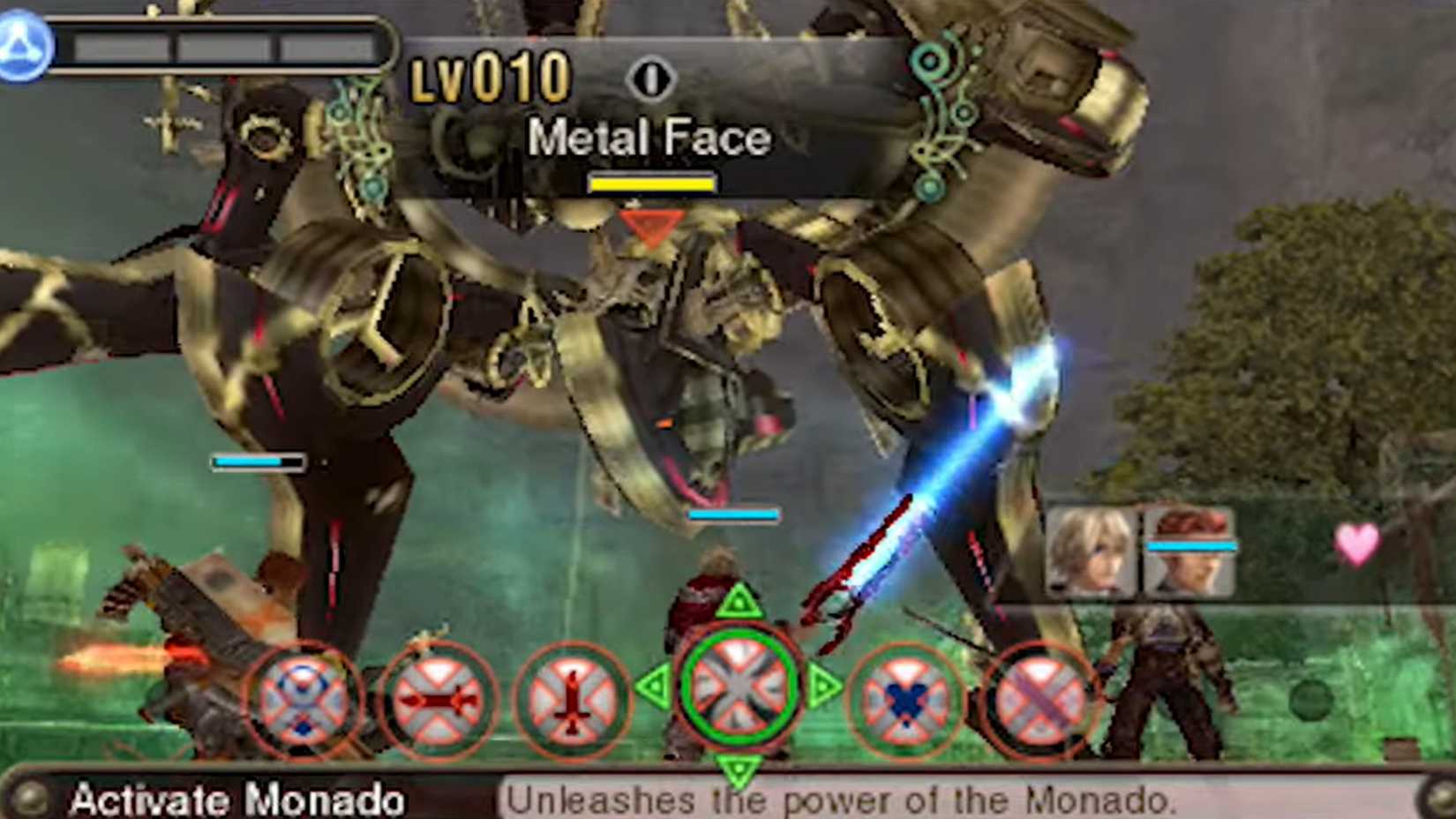 battling metal face on 3ds