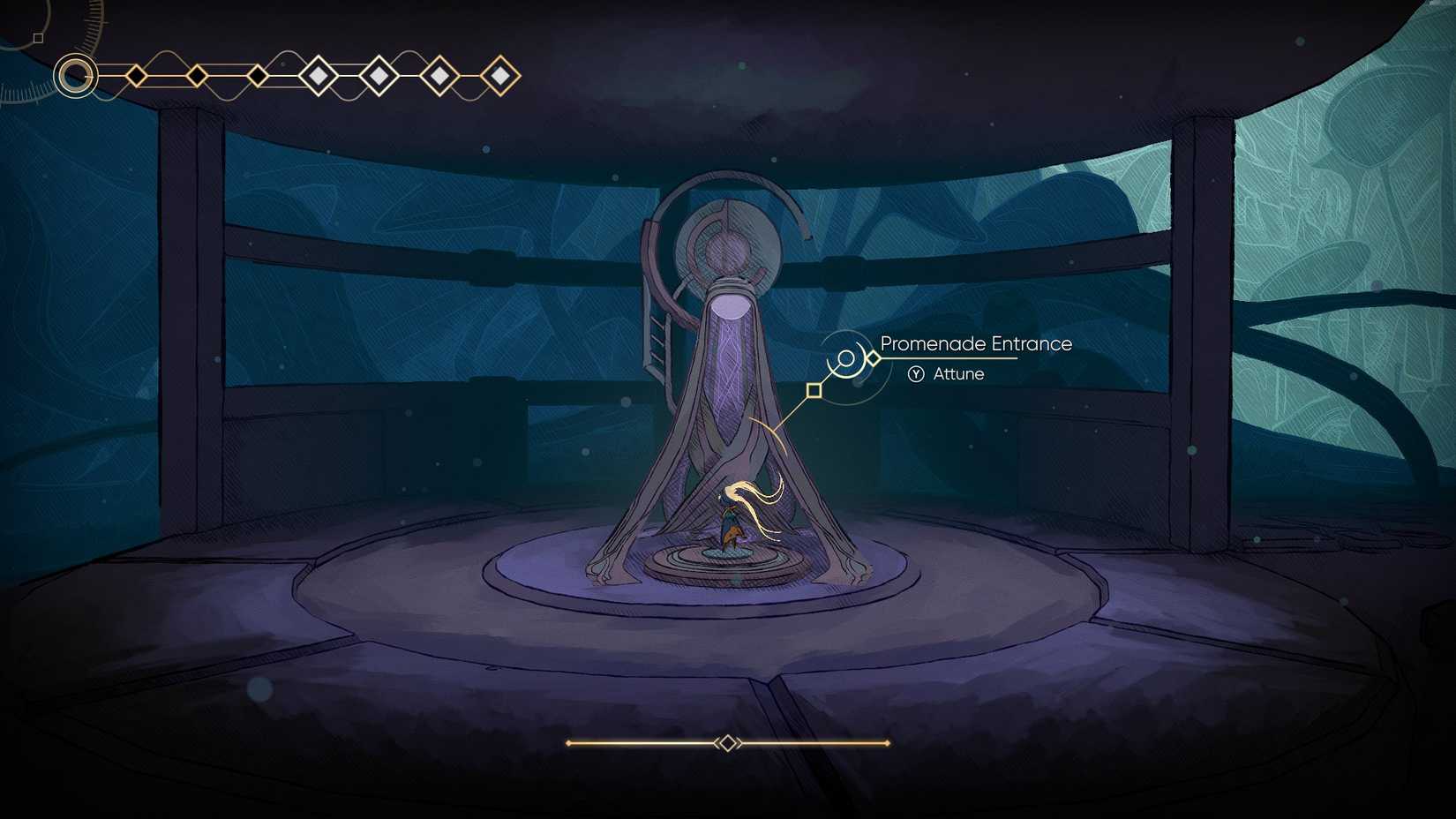 mio in front of an overseer