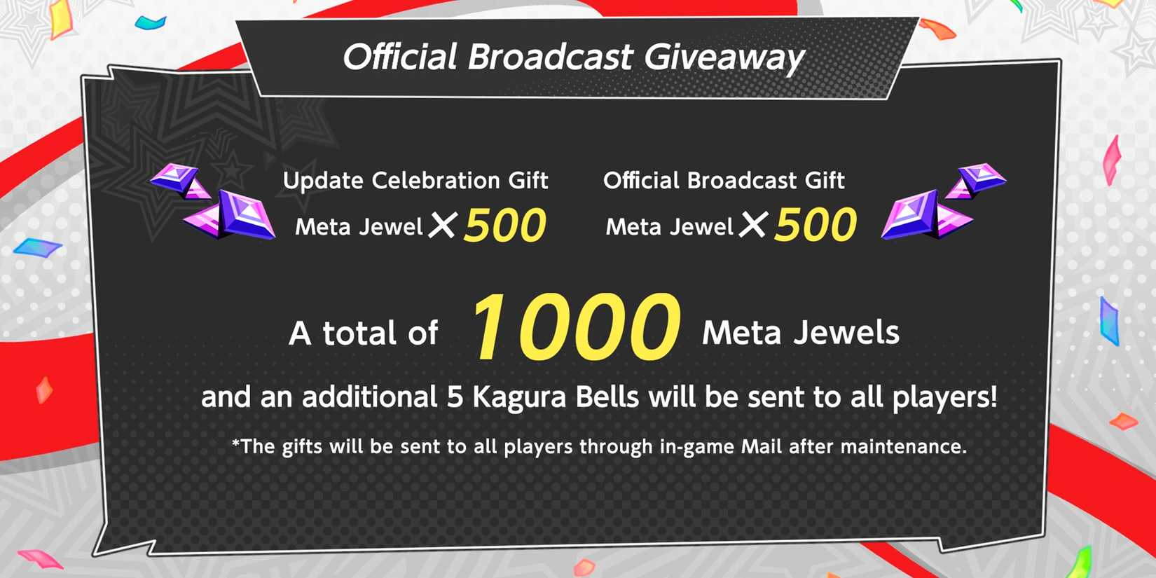 Celebration Gifts and Login Bonuses
