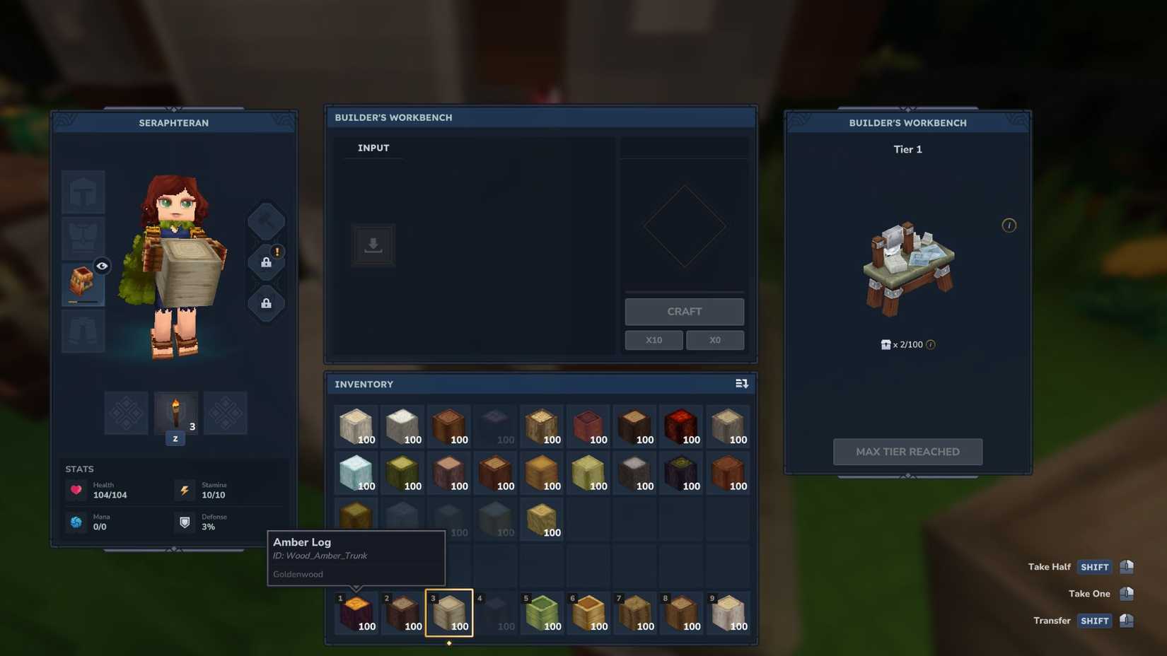 Hytale Different Woods in Inventory