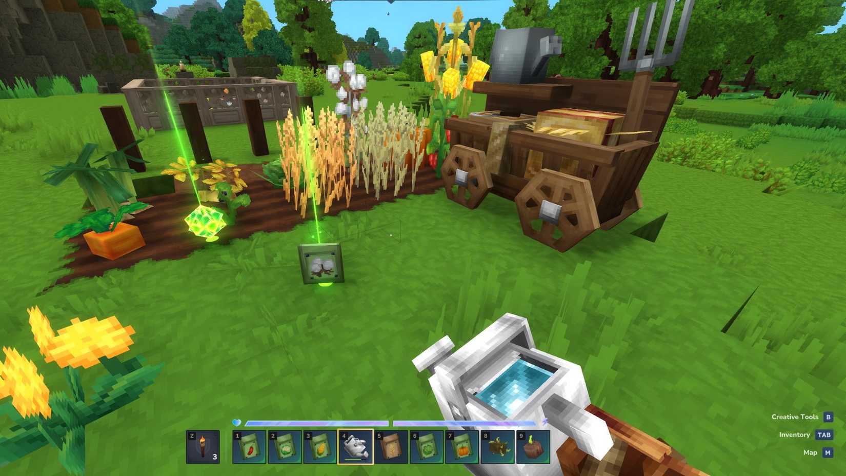 Hytale Eternal Seeds Cotton on Ground