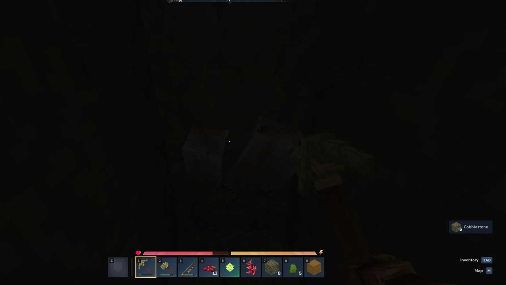 Hytale Iron Ore in the Dark