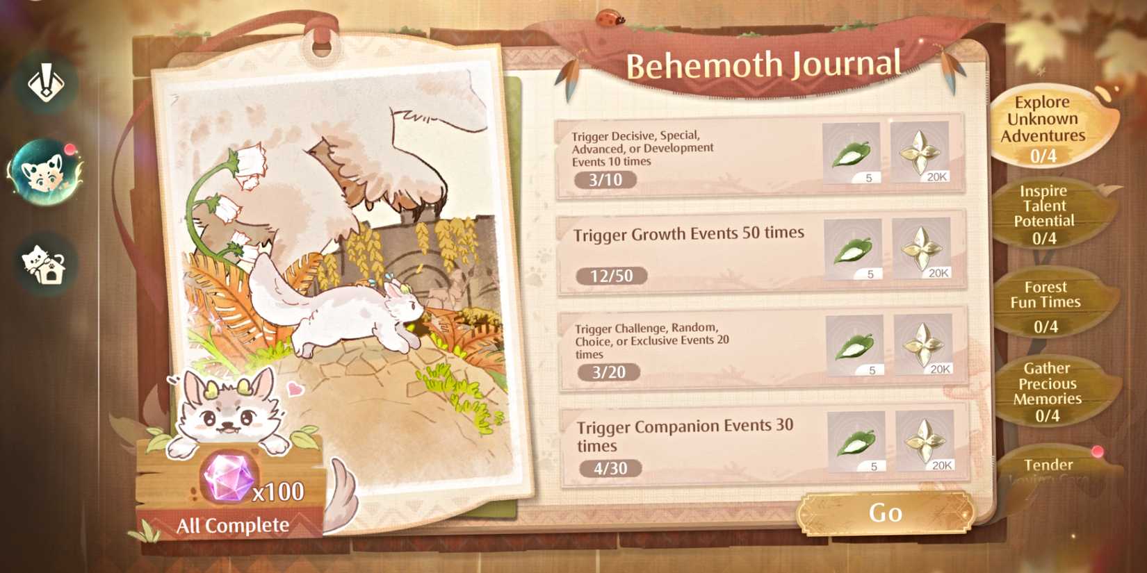 infinity-nikki-behemoth-journal-progress