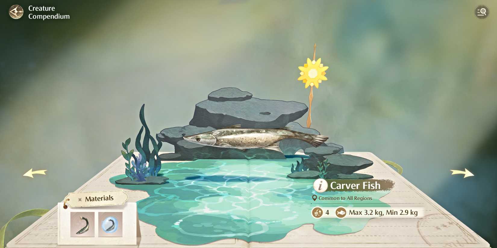 infinity-nikki-carver-fish-compendium