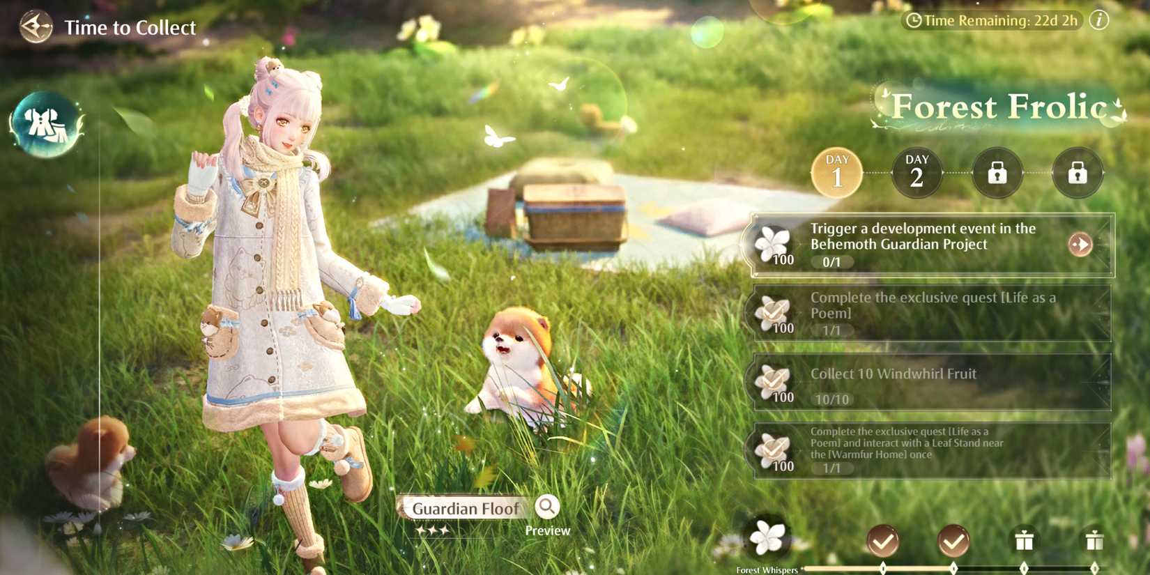 infinity-nikki-forest-frolic-challenge-menu