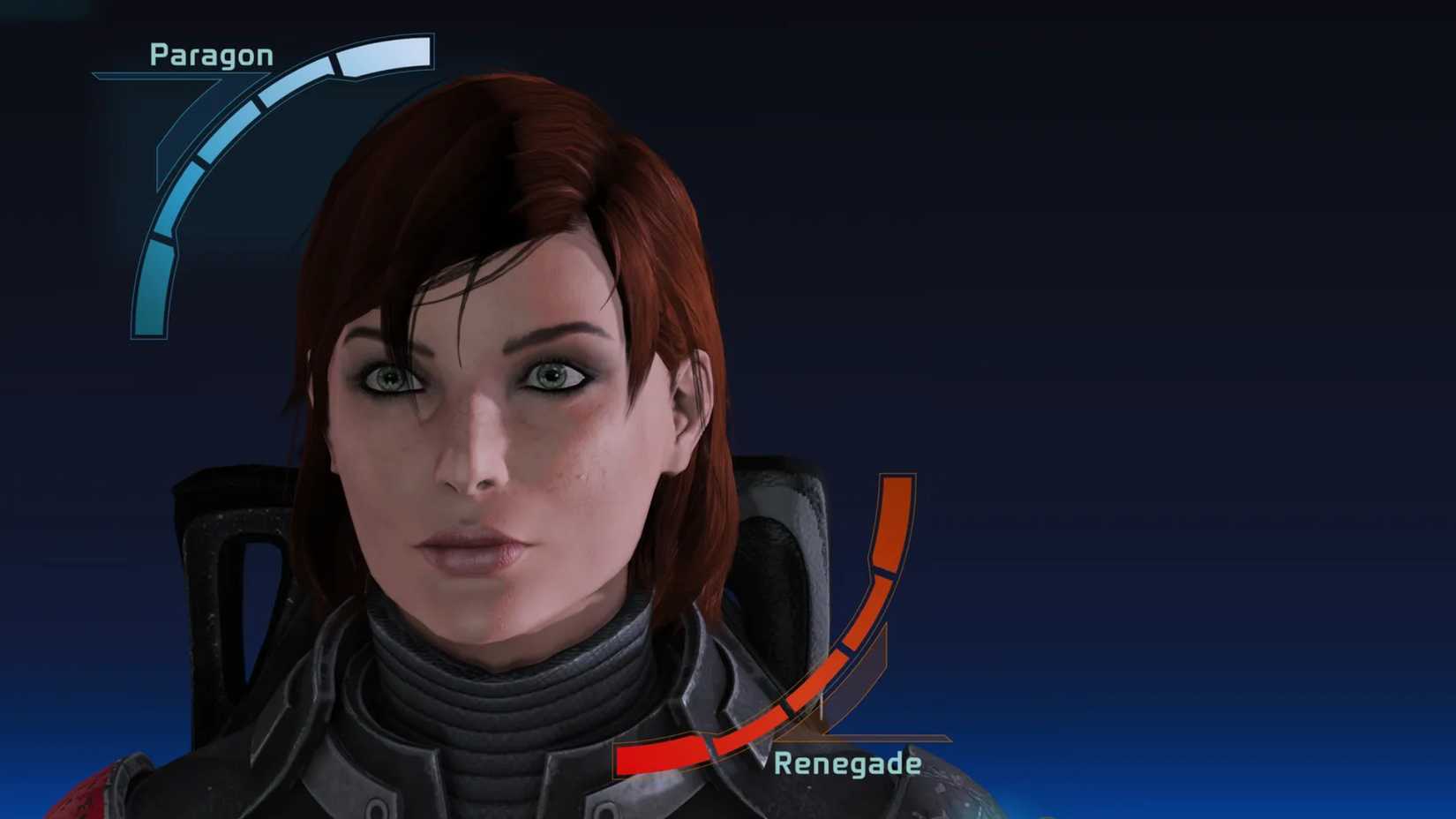 Mass Effect Shepard Paragon Renegade