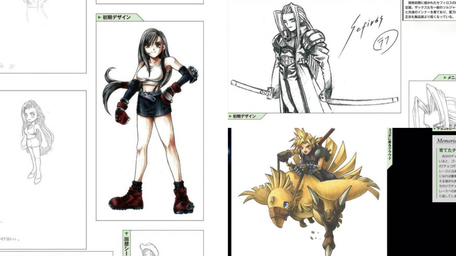 8 Final Fantasy 7 Concepts Square Enix Abandoned