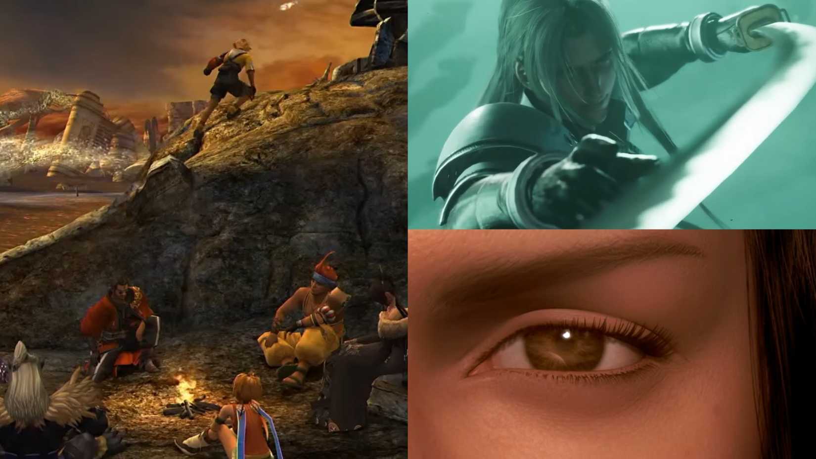 Final Fantasy 10, Final Fantasy 7 Rebirth and The Spirits Within