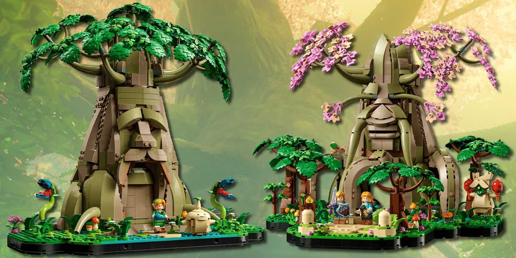 Most Expensive LEGO Sets Based on Video Games The Legend of Zelda Great Deku Tree