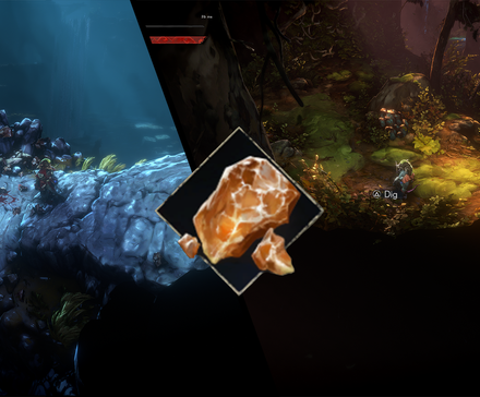 No rest for digging and mining the evil salt stone