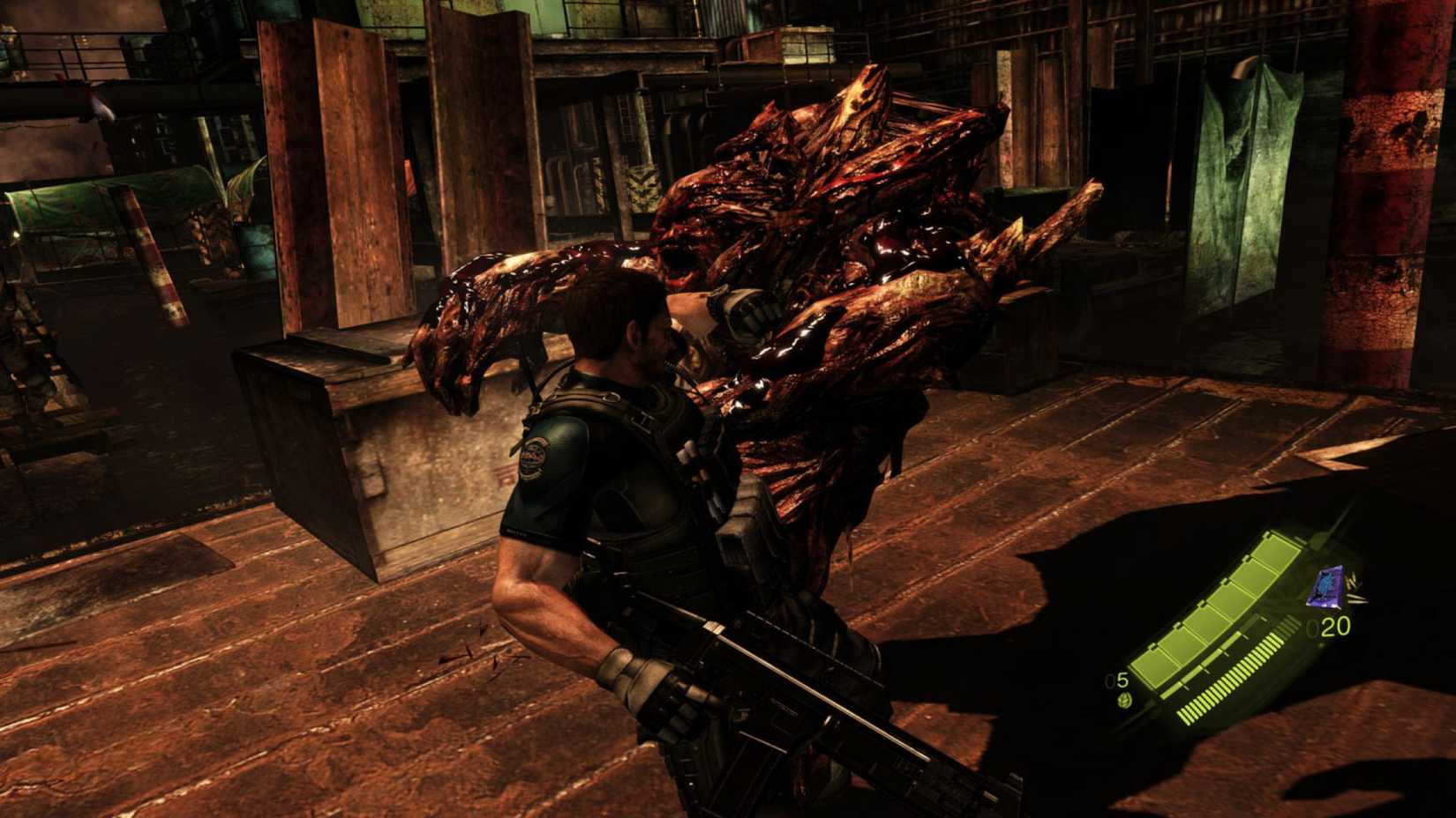 Resident Evil 6 Chris Attacked