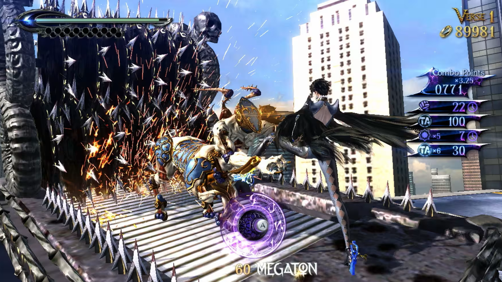 Bayonetta 2 torture attack