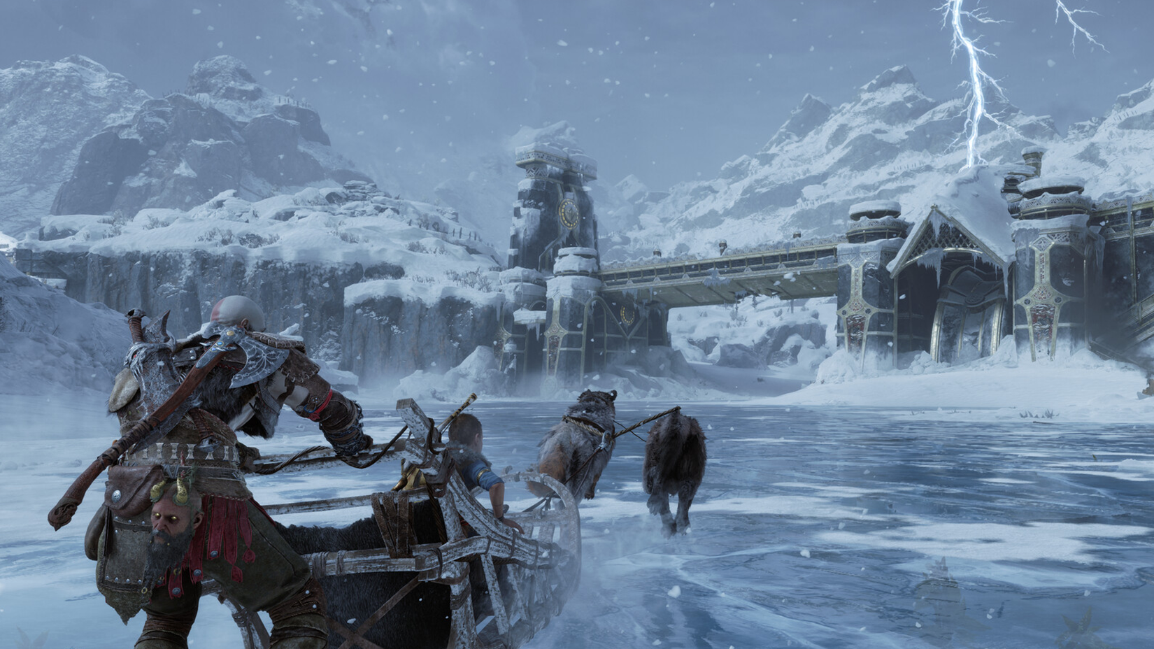 god of war ragnarok sled dogs