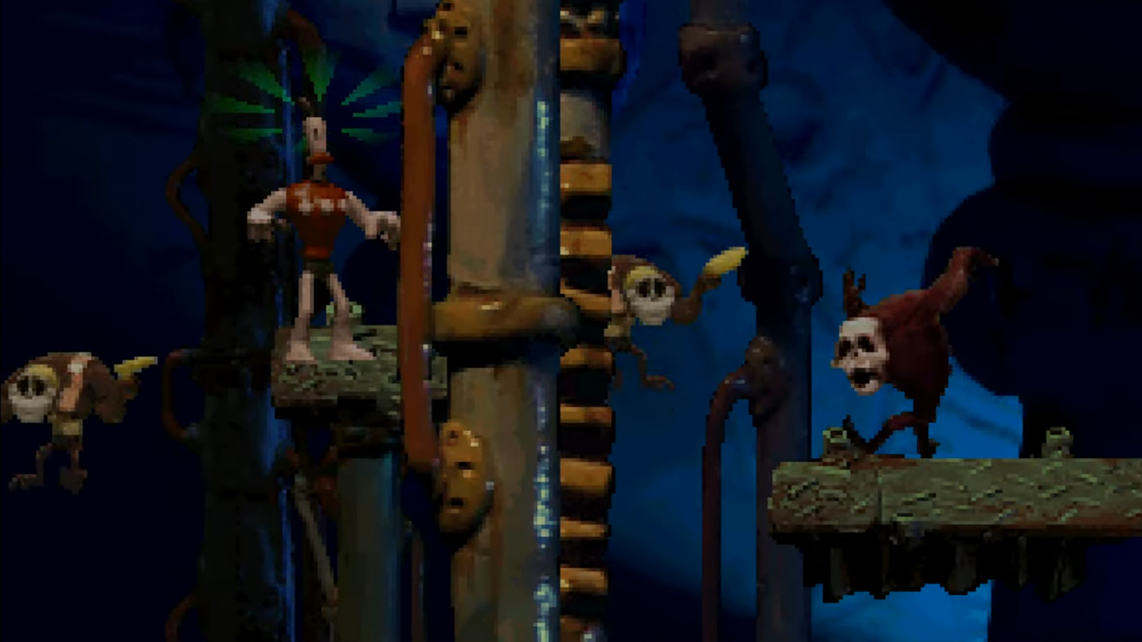 Skullmonkeys gameplay