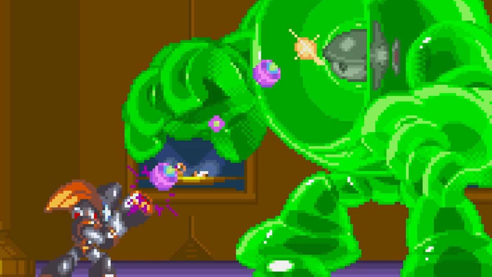 Mega Man & Bass Green Devil