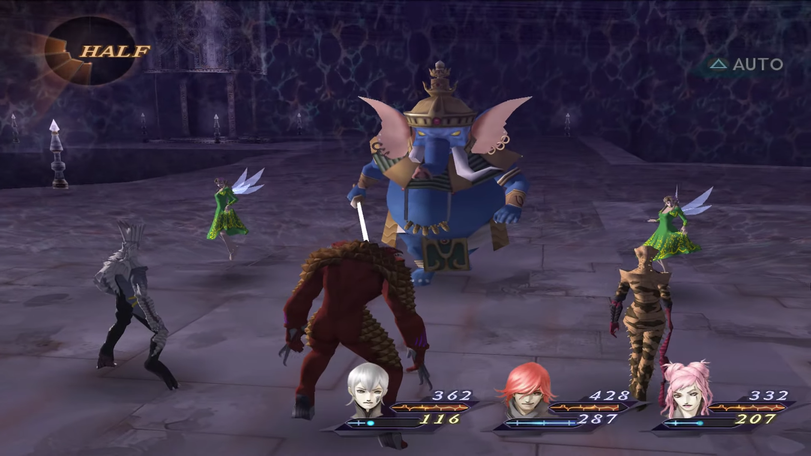 Digital Devil Saga Battle Gameplay