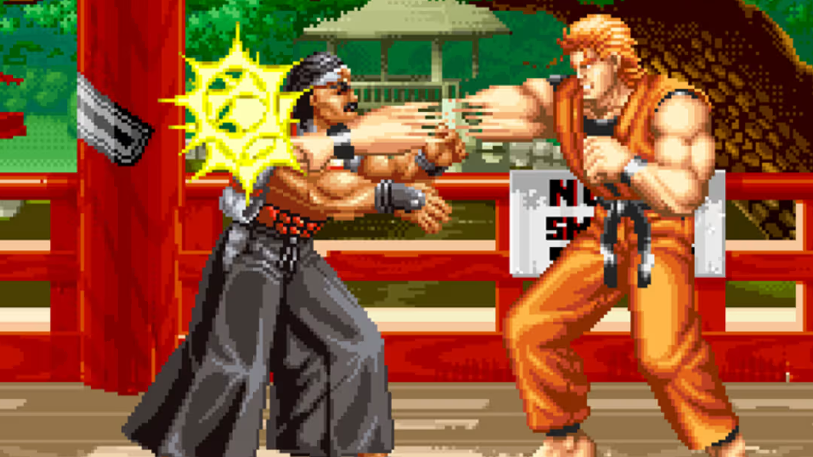 Art of Fighting gameplay