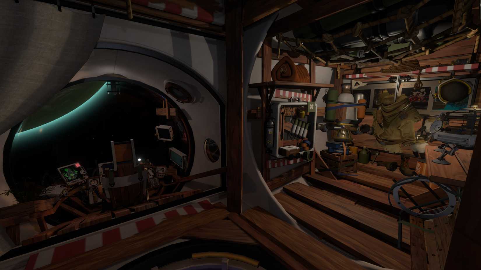 Outer Wilds ship interior