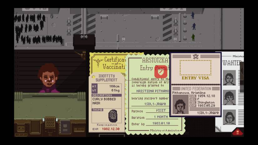 Papers Please gameplay