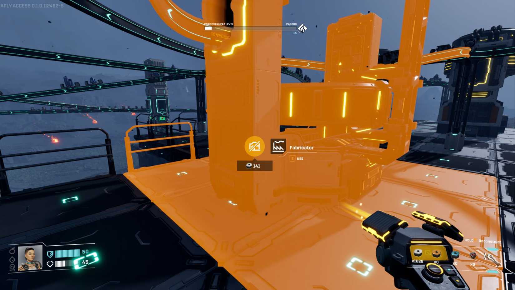 StarRupture Delete Buildings Fabricator Highlighted