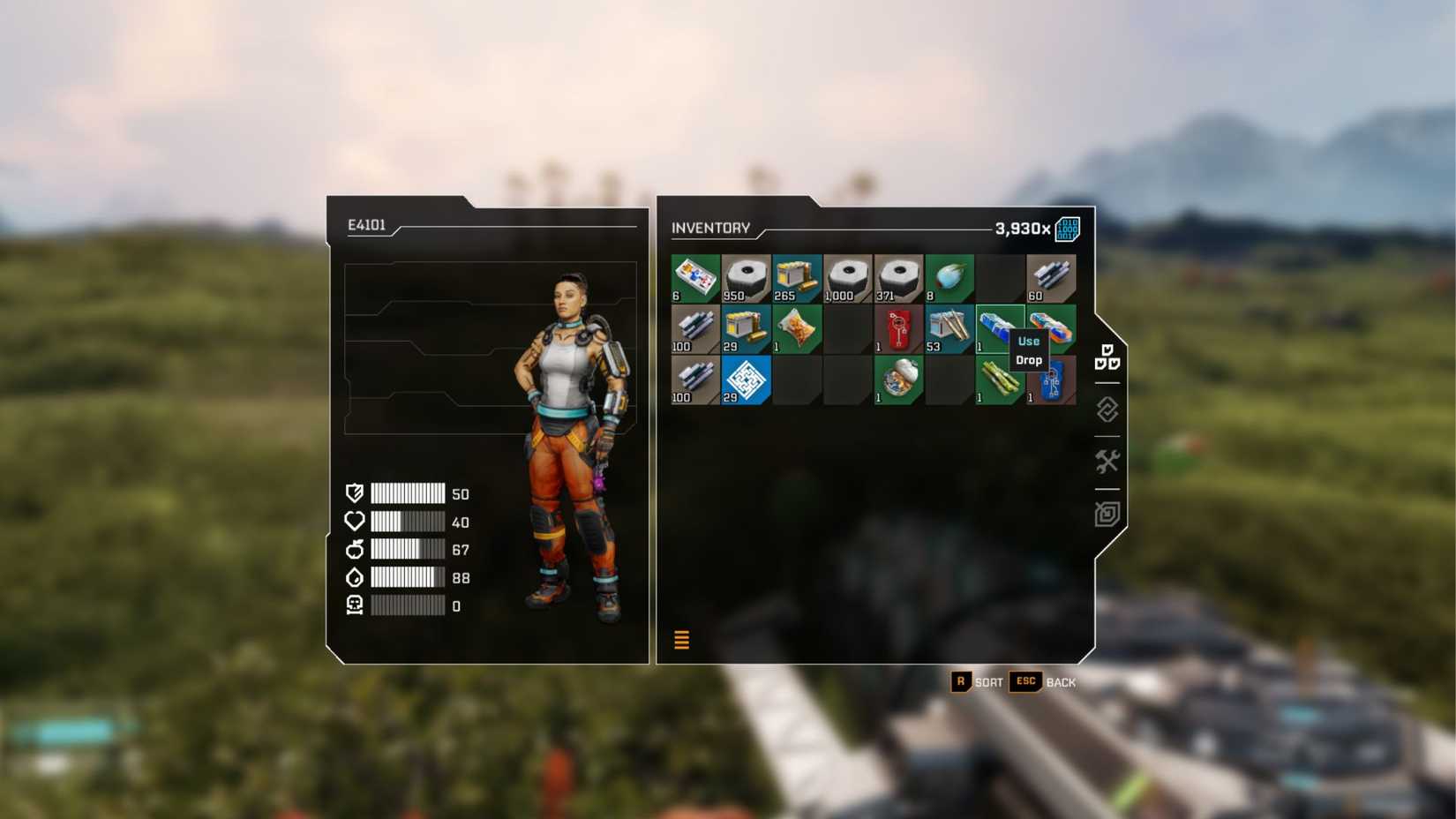 StarRupture Drinks Water Use Aqua Bar