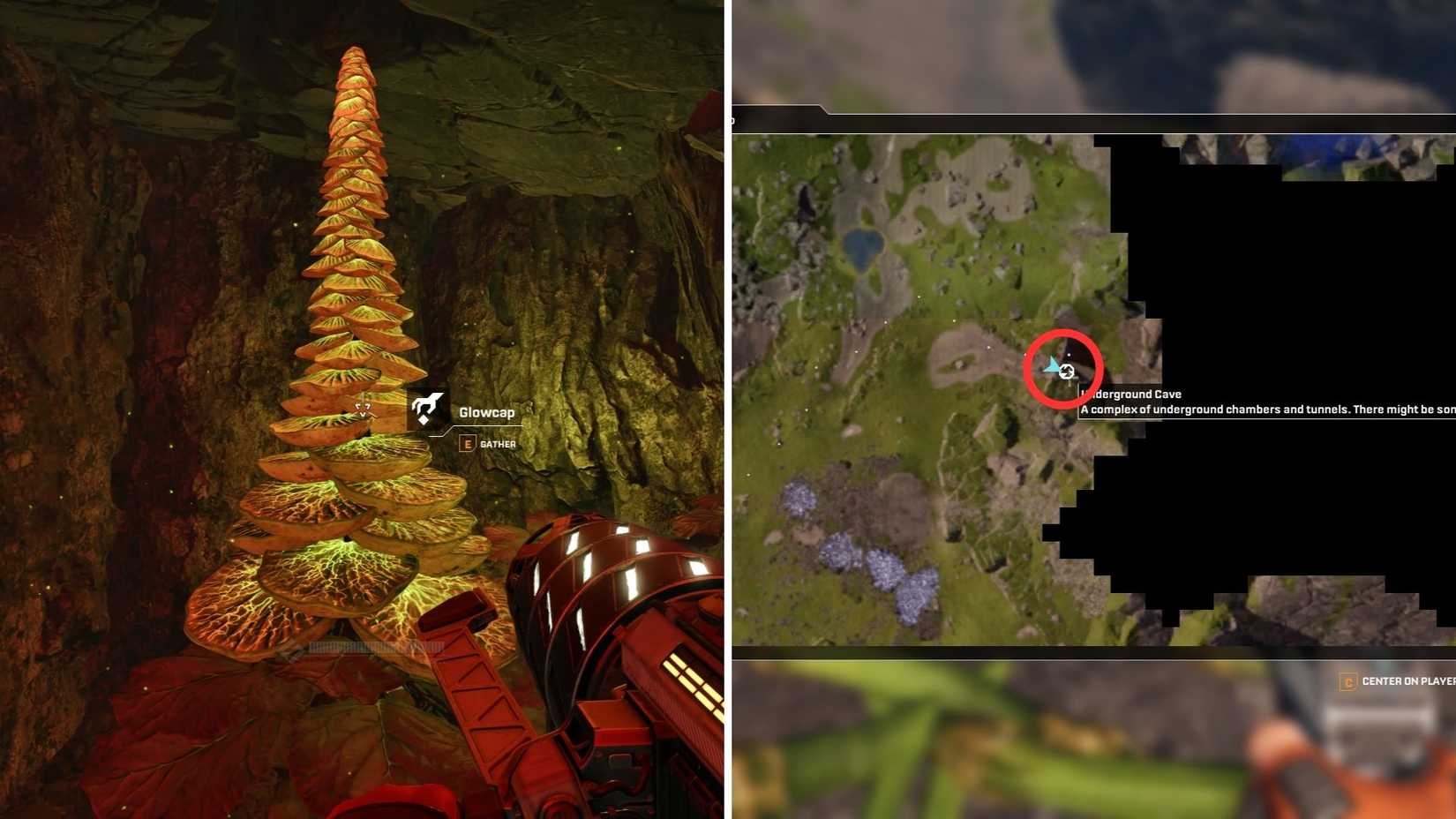 StarRupture Glowcap Location