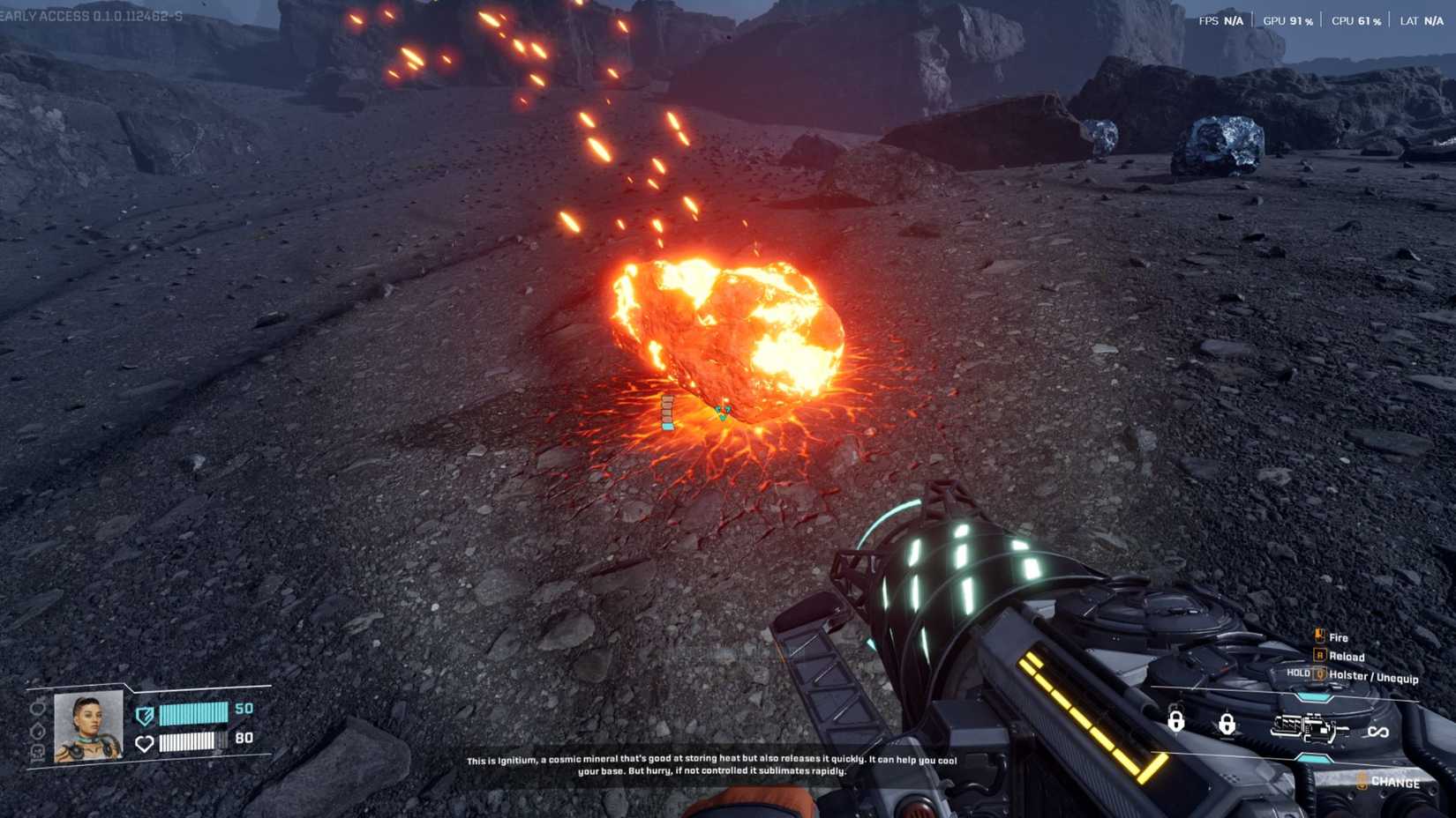 StarRupture Ignitium Rock on Ground