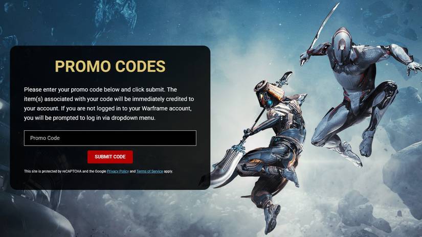 Warframe promo code