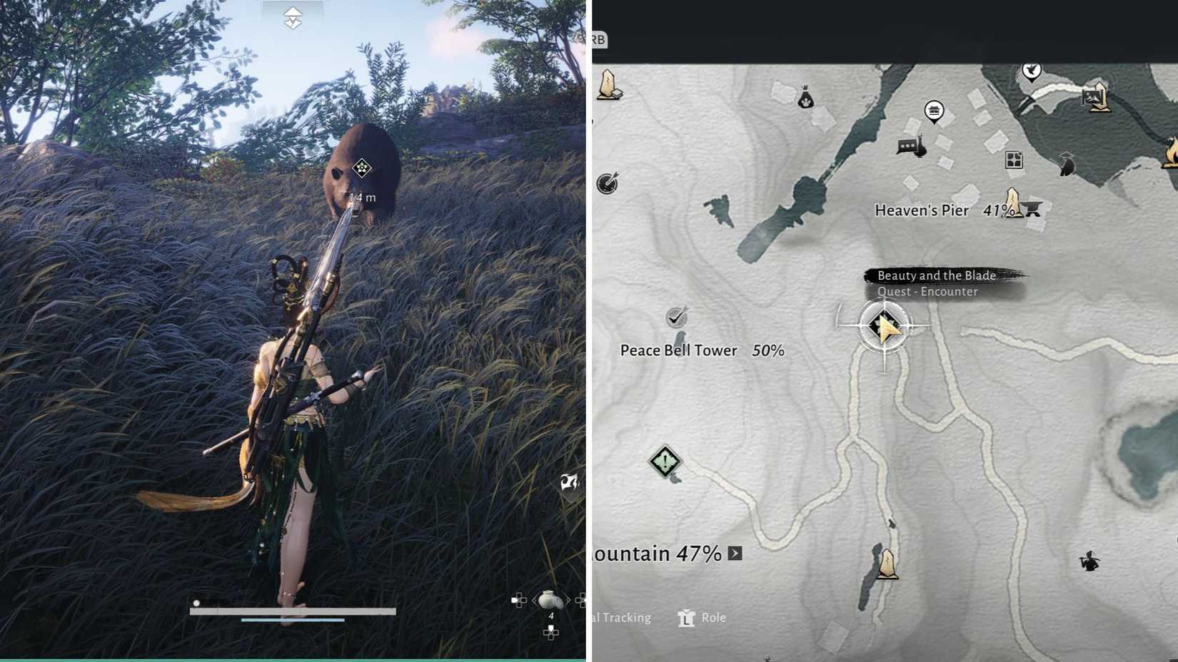 Where Winds Meet Bear and Map