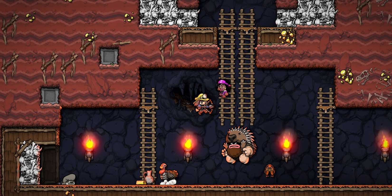 10 Indie Co Op Games That Outperform AAA Titles Spelunky 2