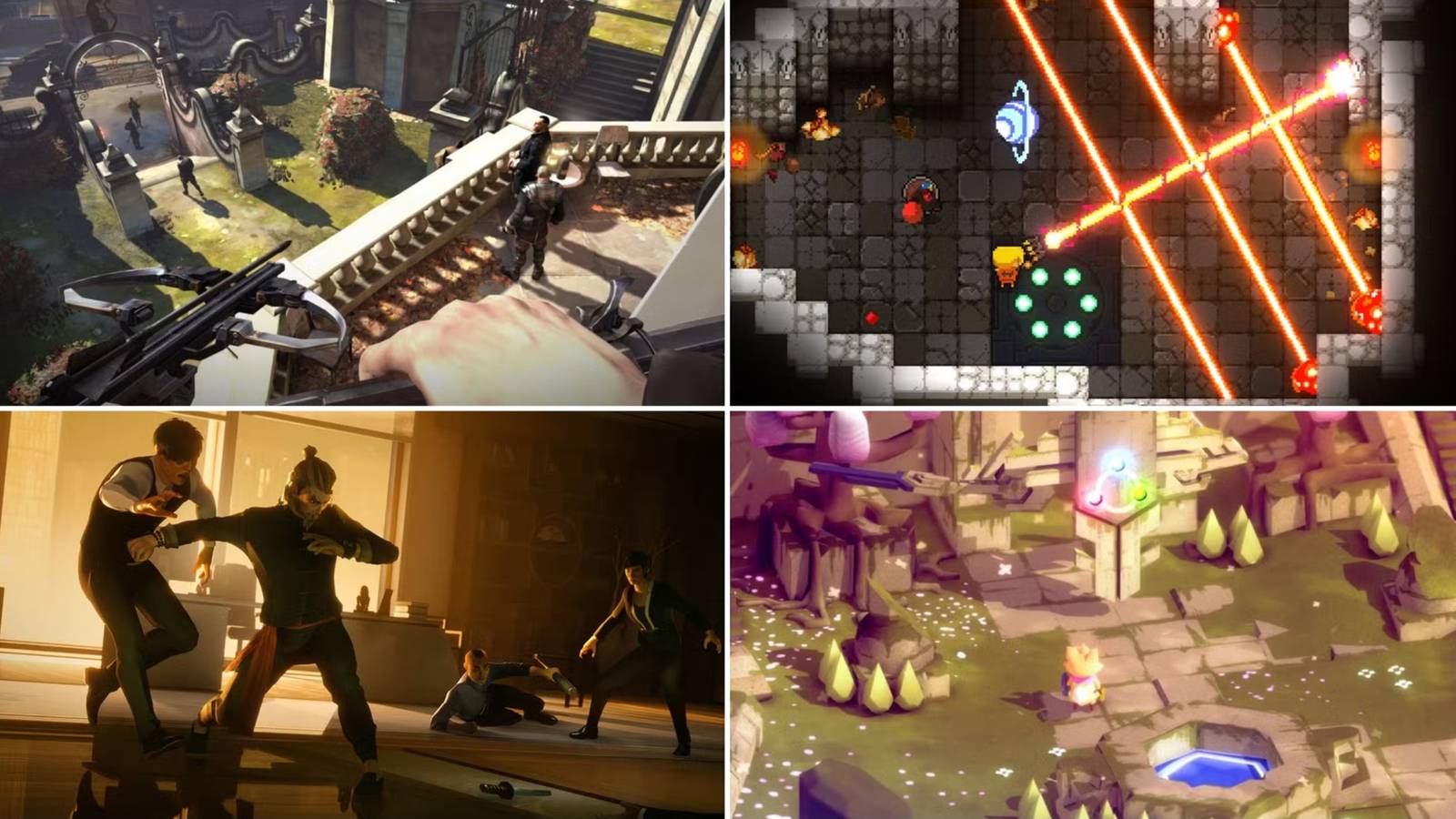 Action Games that Reward Slow, Thoughtful Play More than Grinding