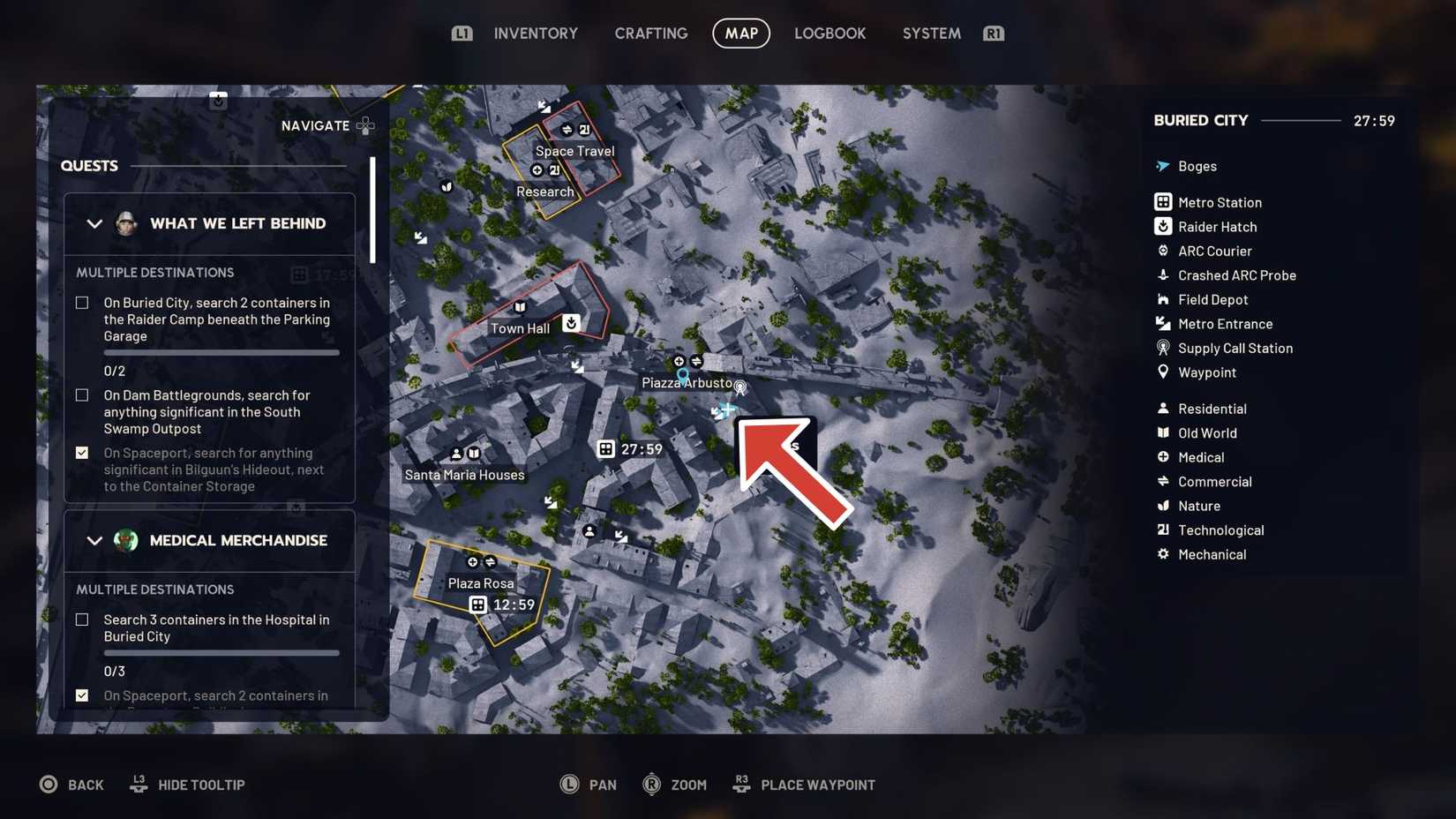 ARC Raiders Pharmacy location on map