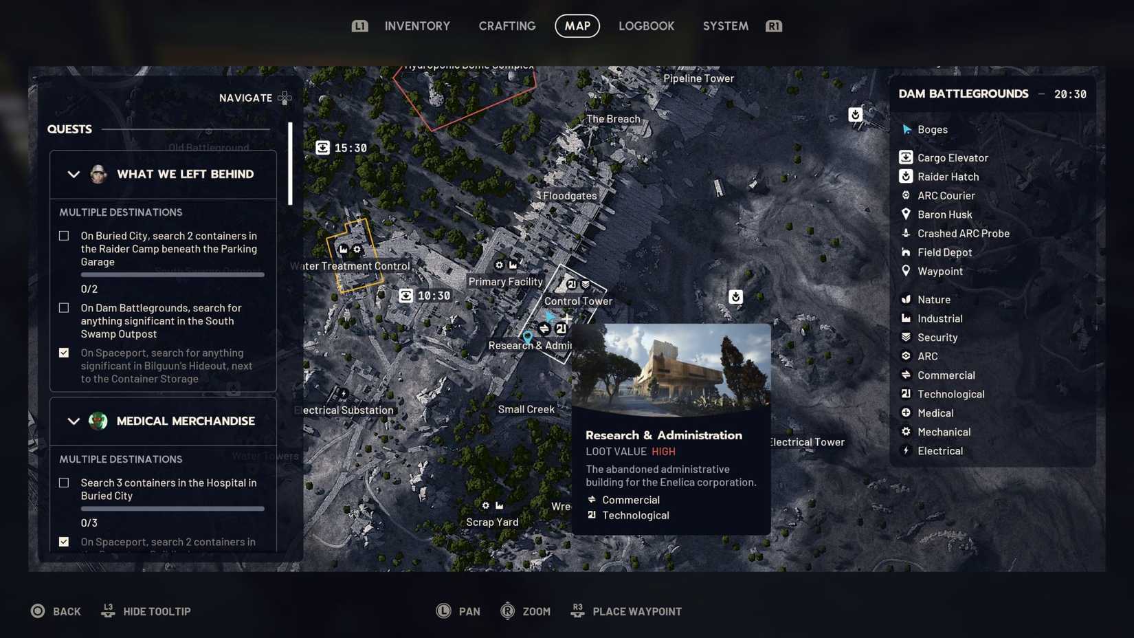 ARC Raider Research Management Building