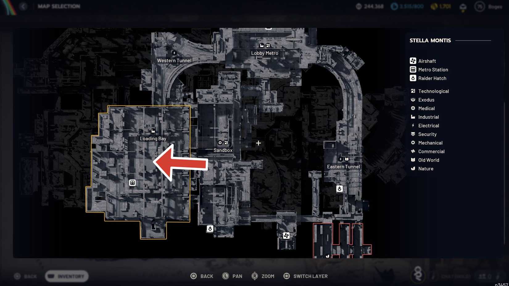 Bastion location on Stella Montis in ARC Raiders