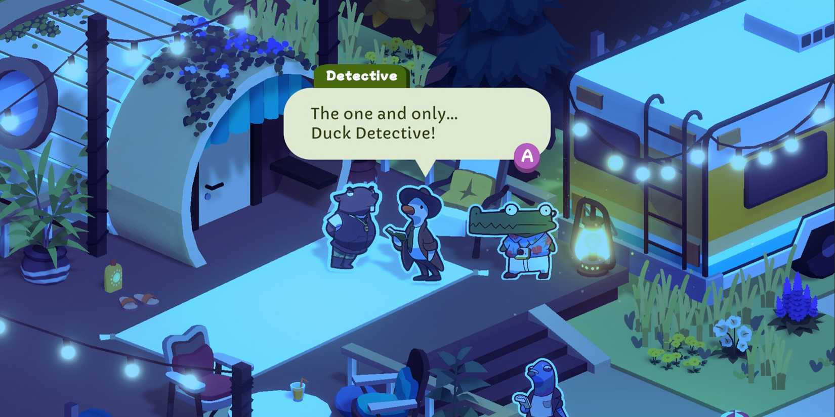 Cozy Games to Play This Winter Duck Detective The Ghost of Glamping