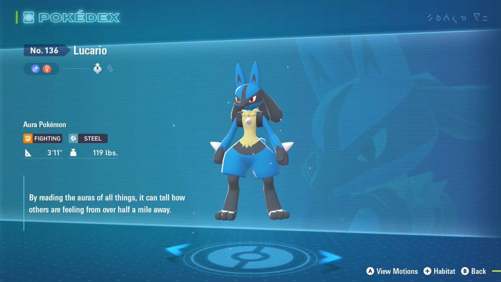 lucario screen