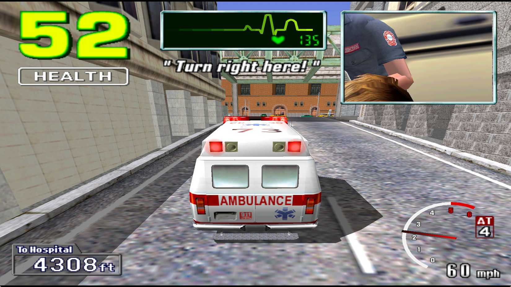 driving an ambulance