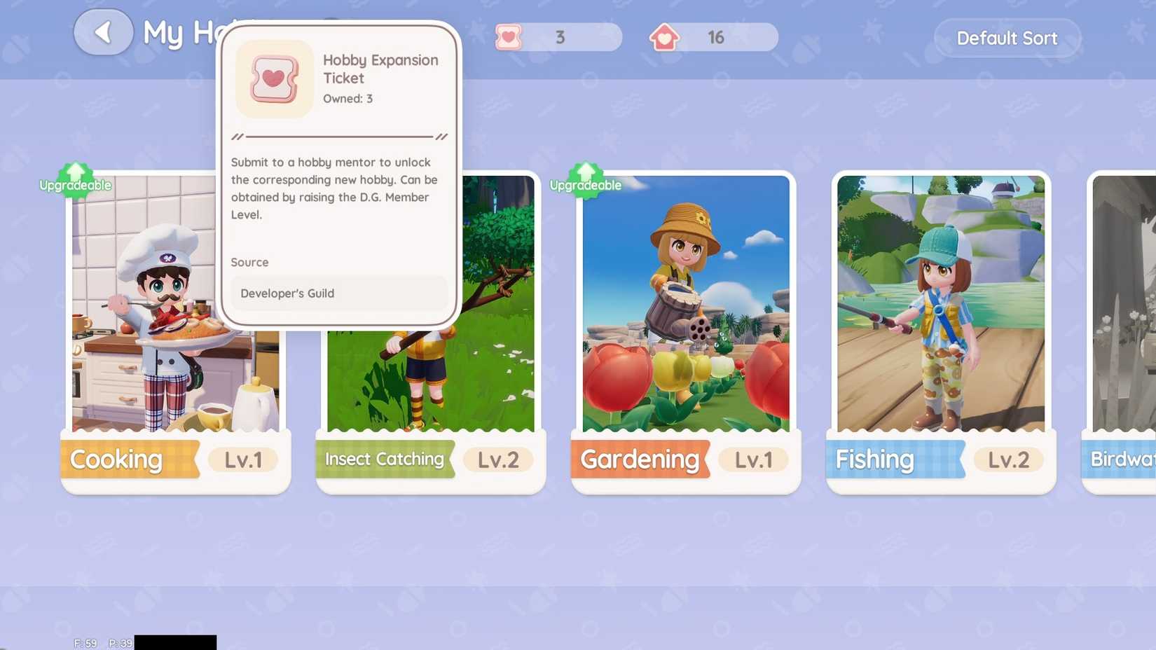 Heartopia Hobby Ticket