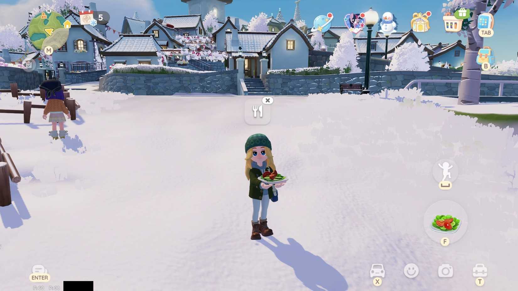 Heartopia Holding Food