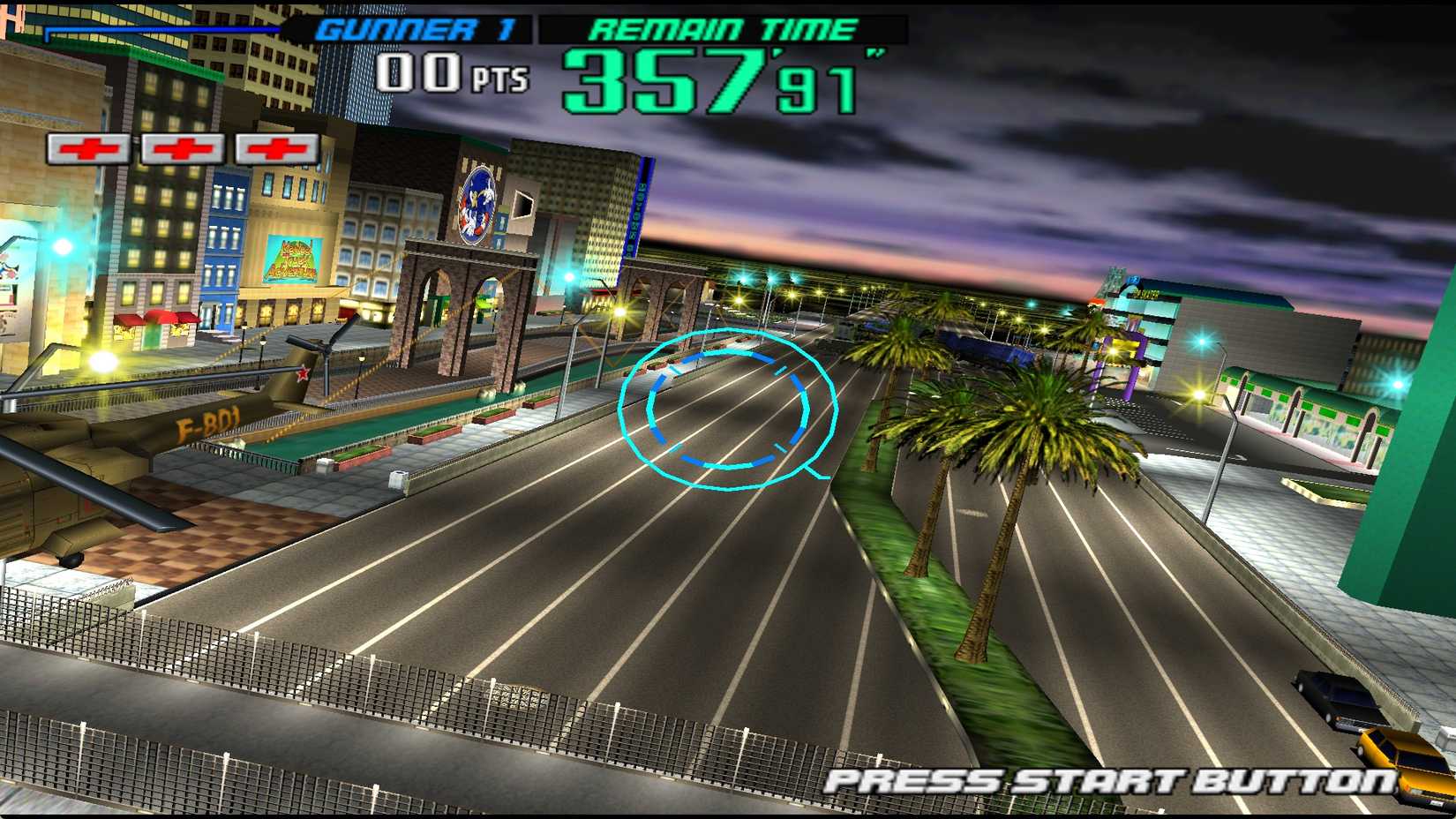 flying through a level in la machineguns