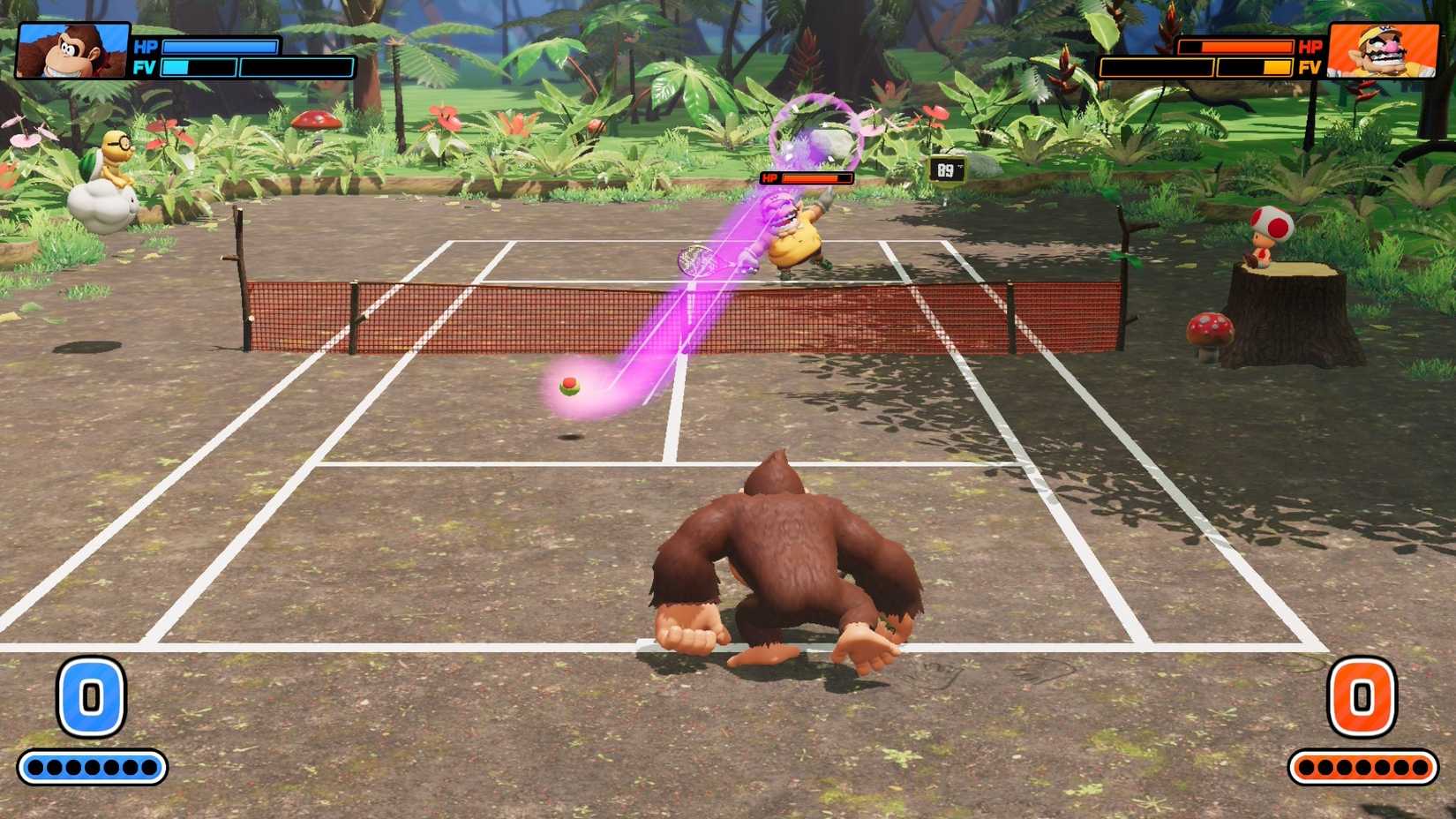 Mario Tennis Fever Be Unpredictable 