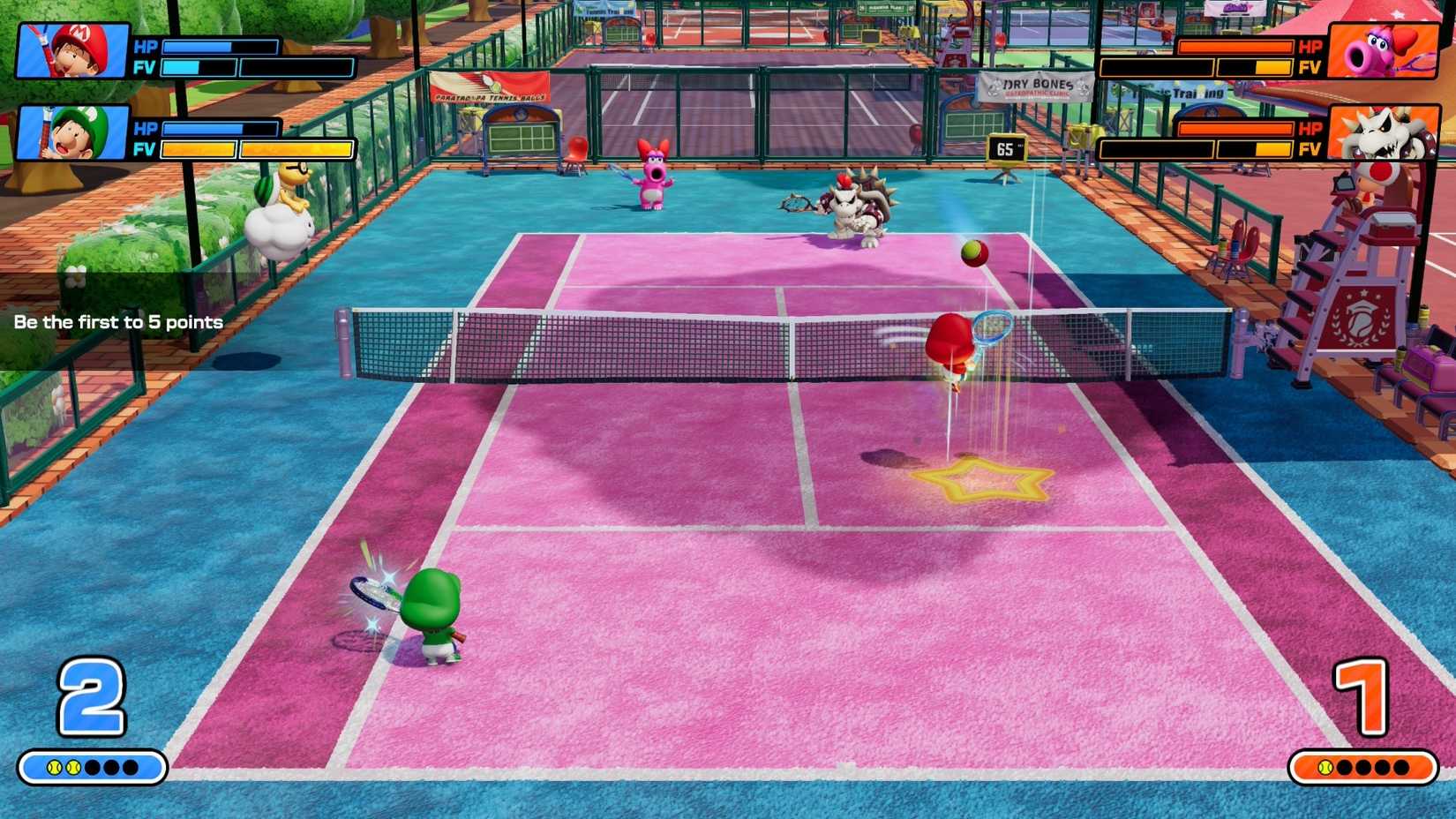 mario tennis fever 2x
