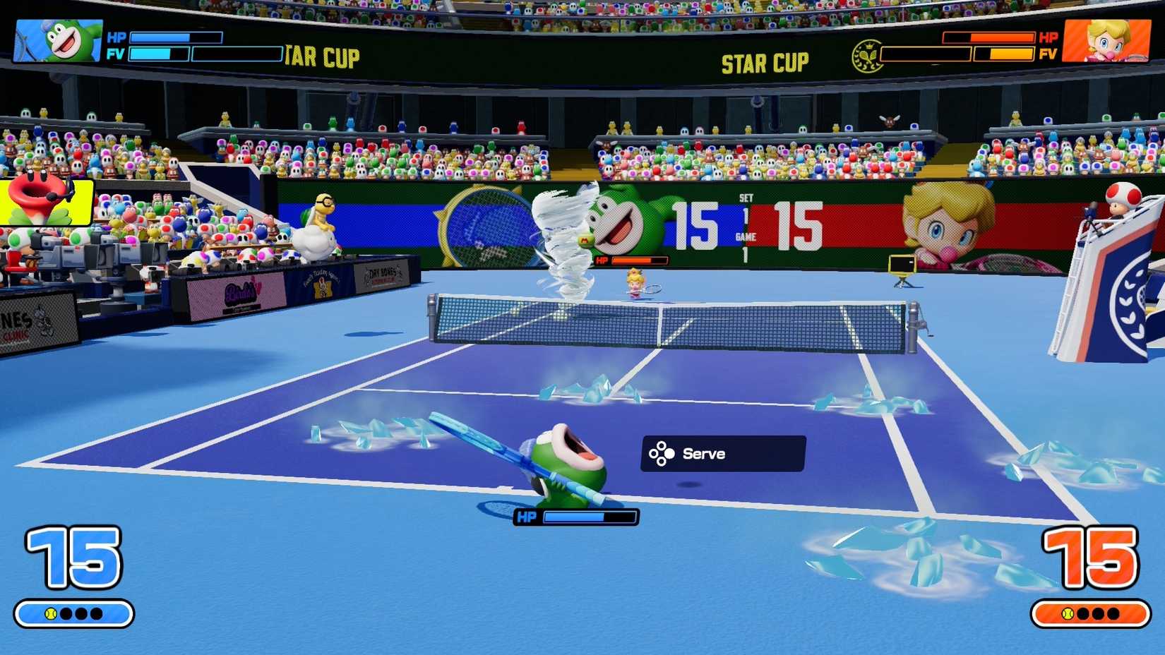 Mario Tennis fever lives or dies by how much you enjoy its core gameplay